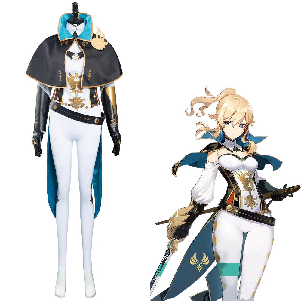   Cosplay Jean Gunnhildr Uniform Costume Halloween Carnival Top Pants Props Outfits