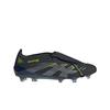 Predator Elite Língua Dobrável FG Pacote Electric Stealth Tênis Unissex Preto Core-Black Carbono JI1096