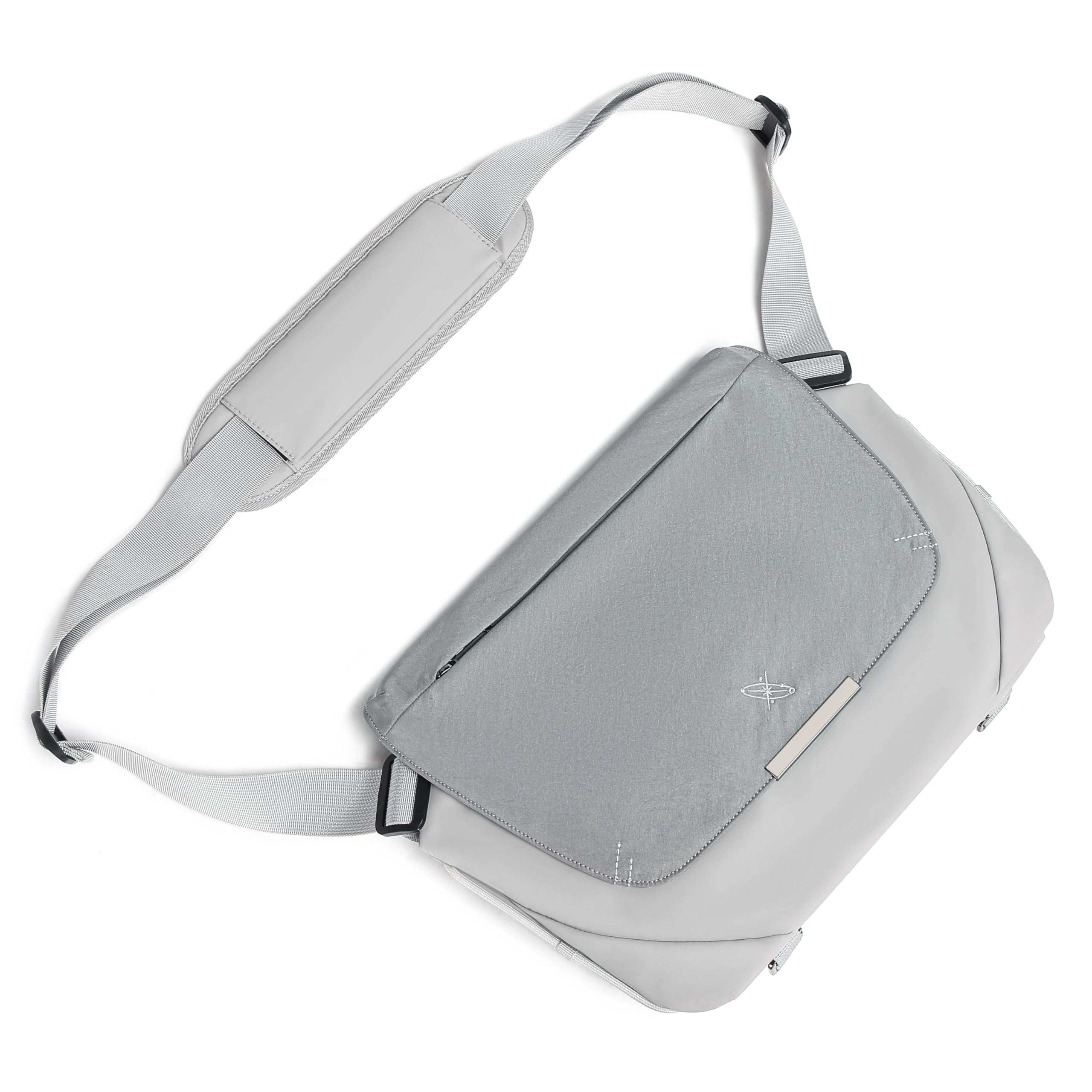 

FSD WG Наплечная сумка кроссбоди большая уличная простая Идеально подходит для уличной одежды Мужская сумка, Сумка, Вместимость, Водонепроницаемость, Мода, Популярная, Легкая, Дизайн, серый