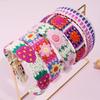Boho-Chic Floral Knit Headband for Women - Cute & Stylish Hair Accessory, Perfect for Casual Attire