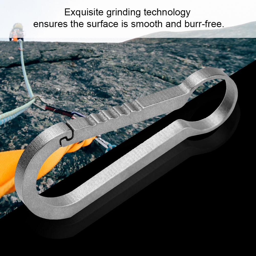 Multifunctional Carabiner Climbing Hiking Locking Buckle Key Ring Outdoor Sports Accessory
