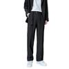 Autumn and Summer Pants Men's Straight-leg Pants Loose Pants Boys' Black Casual High-end Drooping Suit Pants Thin Men