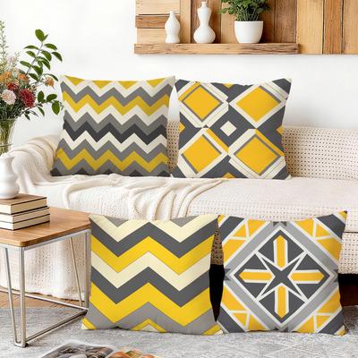 Abstract Geometry Cushions Pillowcase Polyester Cushion Cover Throw Pillow Pillowcover Home Car Sofa Decor
