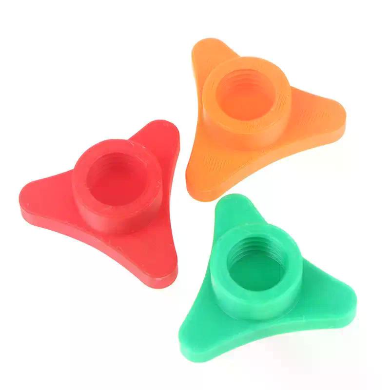 4PCS Glass Glue Caps - Durable Plastic Sealing Caps For Standard Glue Bottles, Portable Decoration Tools