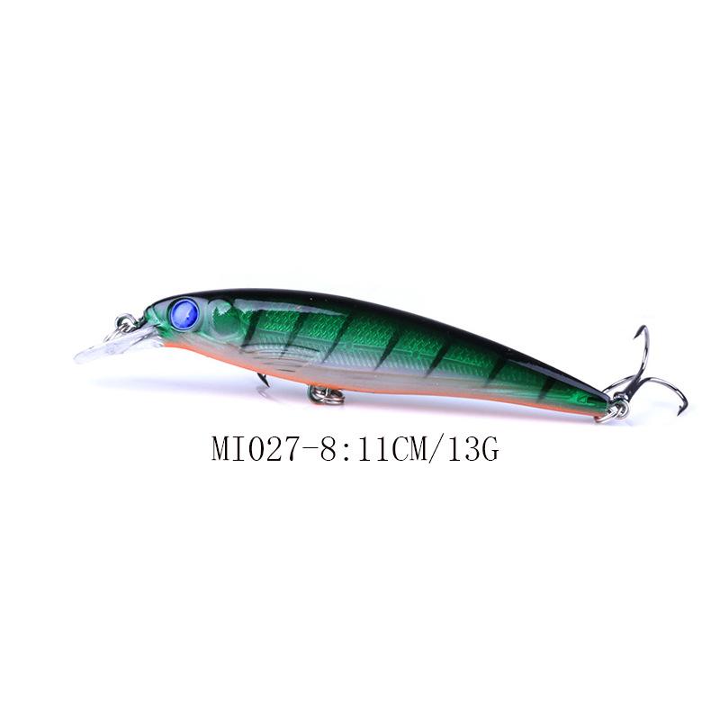 10Color Lure Bait Set for Long Casting Universal11cm13.4gBionic Hard Bait Freshwater Seawater Full Swimming Layer Fishing Gear F