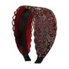 Fashion Vintage Lace Hair Hoop Anti Slip Hollow Lace Hairband Head Wrap Hair Accessories Elegant Women's Wide Headband Daily Use