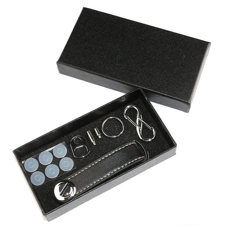 Creative Keychain And Key Storage Device With A Leather Keychain Cover For Both Men And Women