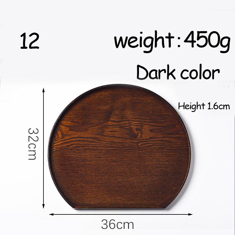 Ovale Serviertabletts, Geschirr, Dessert, Tee, Untertasse, Untersetzer, Kaffee-Untersetzer, Holzteller, Aufbewahrung, Lebensmittel-Display, Home Hotel Decor