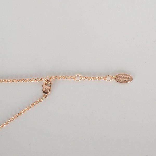 Vivienne Westwood Relief Pendant Necklace Pink Gold 63020086