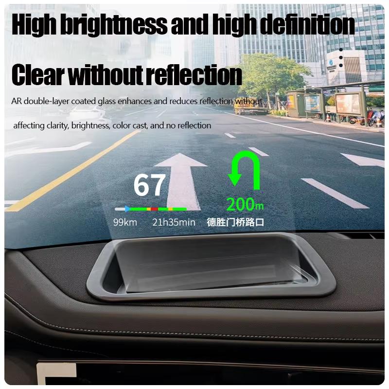 For Land Rover Defender L663 2024 2025 Car HUD Head Display Protective Covers Non Reflective HUD Protection