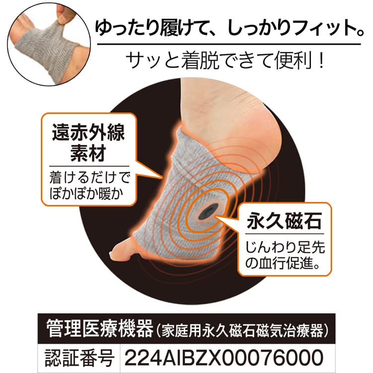 Access Tsuranite for leg calf no tightening Band, Grey, cramps, spasms, cramps, cramps,