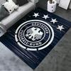 2025 Neuer Deutscher Fußball-Bund Teppich für Wohnzimmer Schlafzimmer Zuhause Sofadekoration, Kinder spielen Rutschfeste Fußmatte