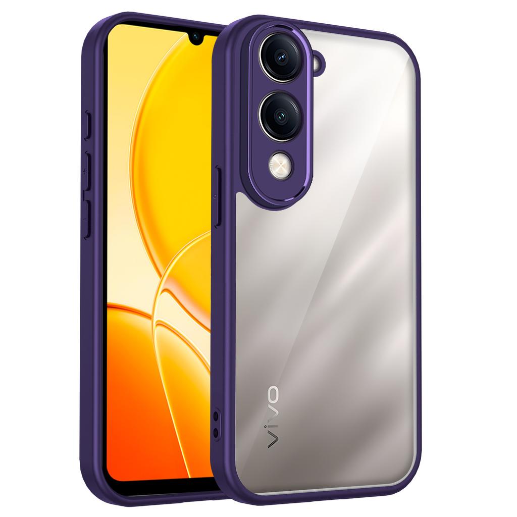 For Vivo Y04 Case vivo Y29s 5G Phone Case Vivo T4 lite Cover IQOO Z10lite Air Cushion Silicon Bumper Clear Matte Back Cover Hard