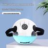 Transparent Water Ball: Inflatable, Weighted Fitness Ball with Handle for Exercise and Weightlifting