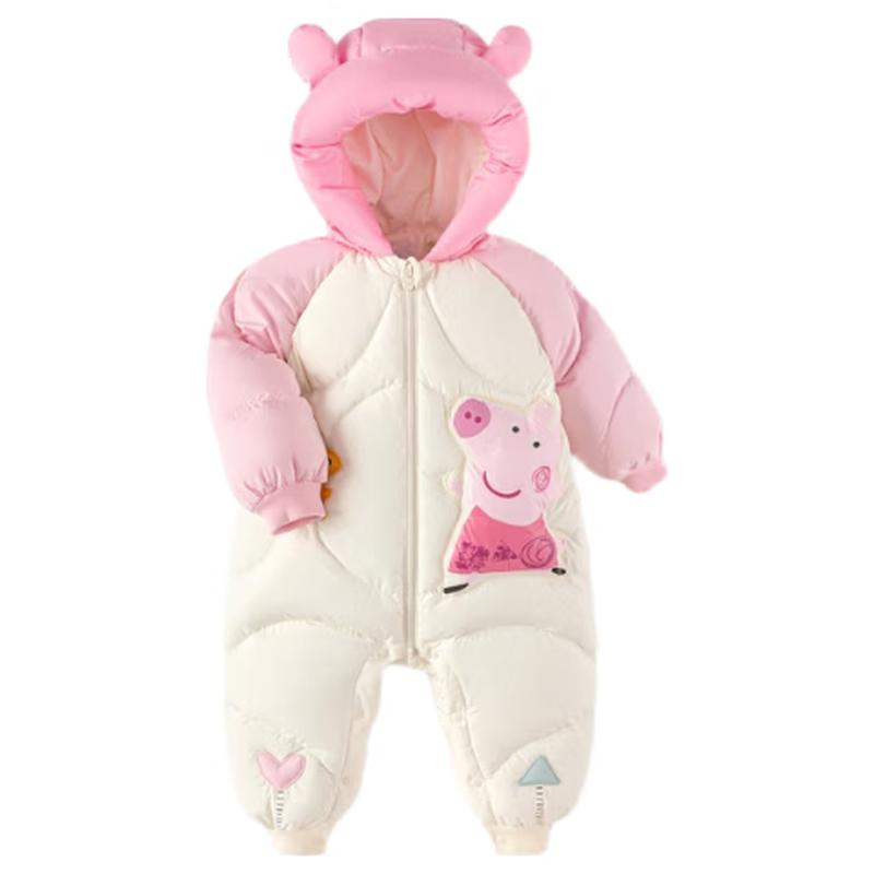 Balabala Peppa Pig Infant Down Jumpsuit Romper 80