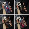 S-Santa -M-Muerte P-print Phone Case For iPhone 11 12 13 14 15 16Pro Max Plus White Sliver Phone Cover