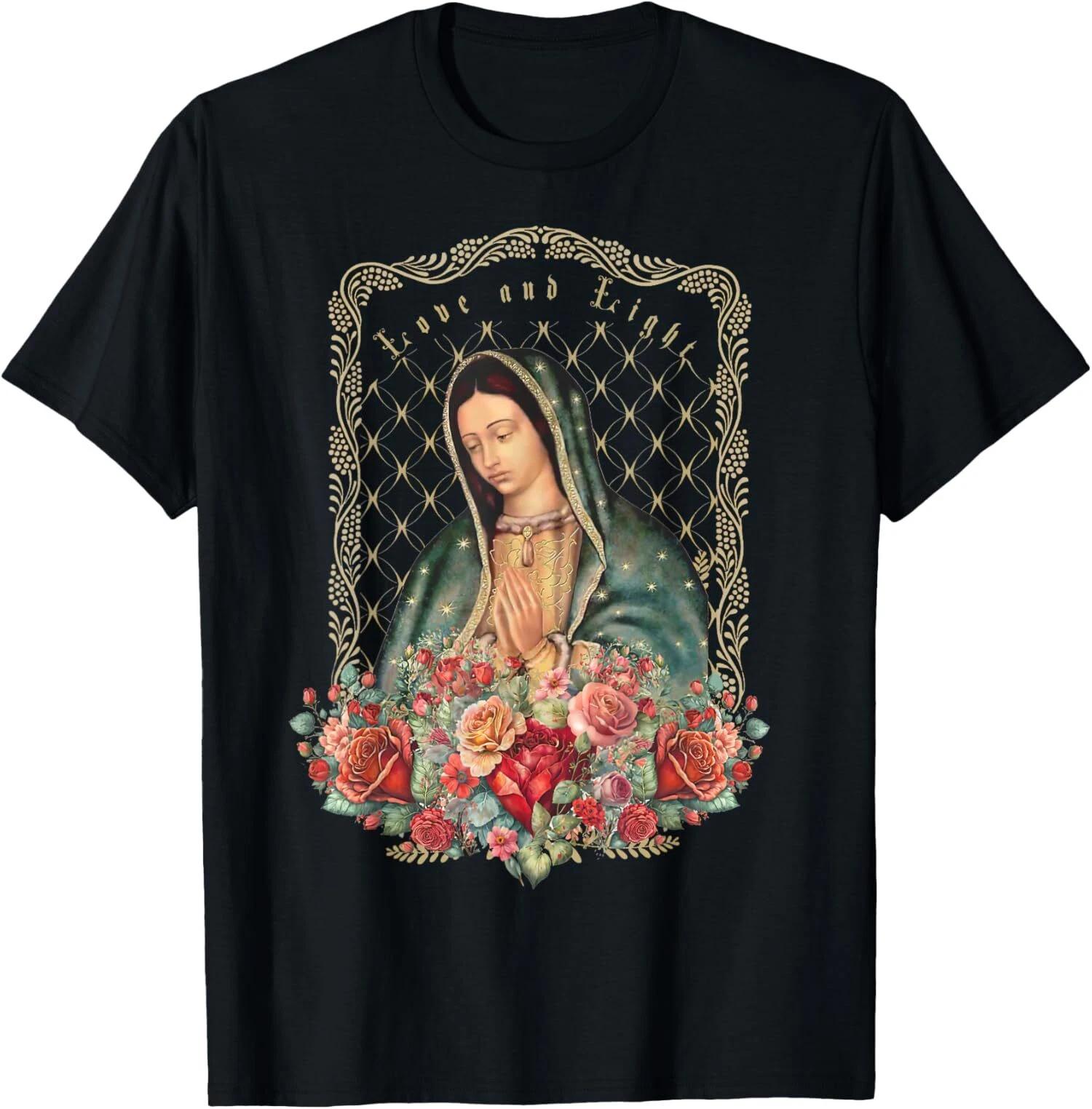 NEW LIMITED Our Lady Of Guadalupe Virgin Mary Catholic Saint T-Shirt XS