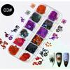 1 Box Halloween Ghost Pumpkin Shape Holographic Festival Glitter Sequins For DIY Making Art Craft Nail Decoration Accessories