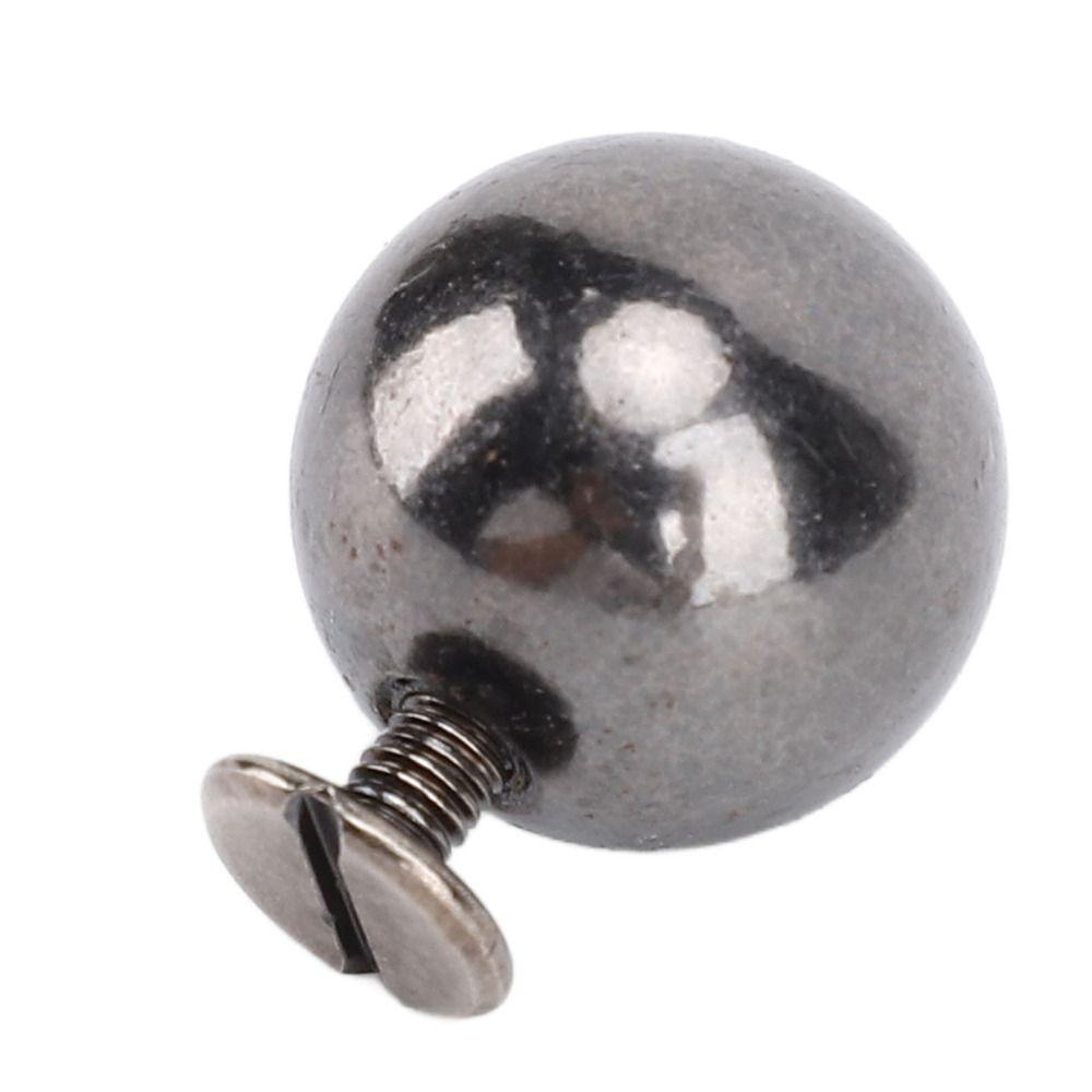50sets Versatile 10mm Diameter Rivet Kit Heavy Duty DIY Projects Leather Rivets Sphere Rivet For Leather Crafts