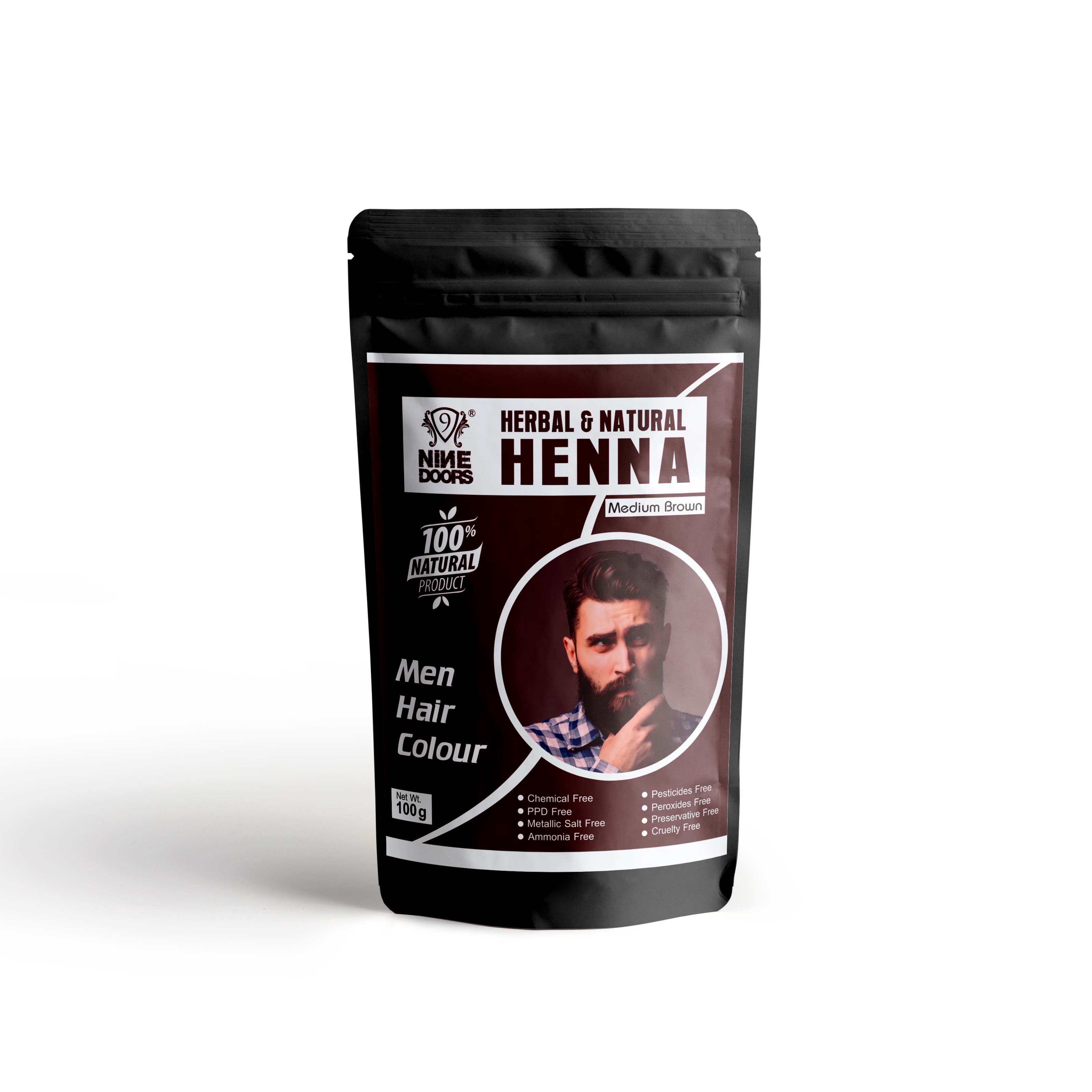 

Мужской натуральный каштановый цвет волос