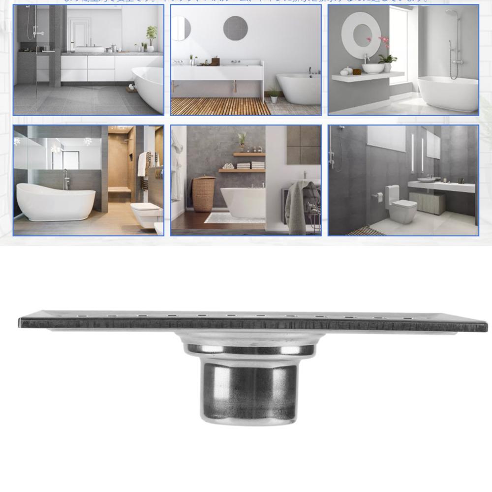 Stainless Steel Floor Drain Silver Tile Insert Drain Modern Floor Waste Grate Kitchen