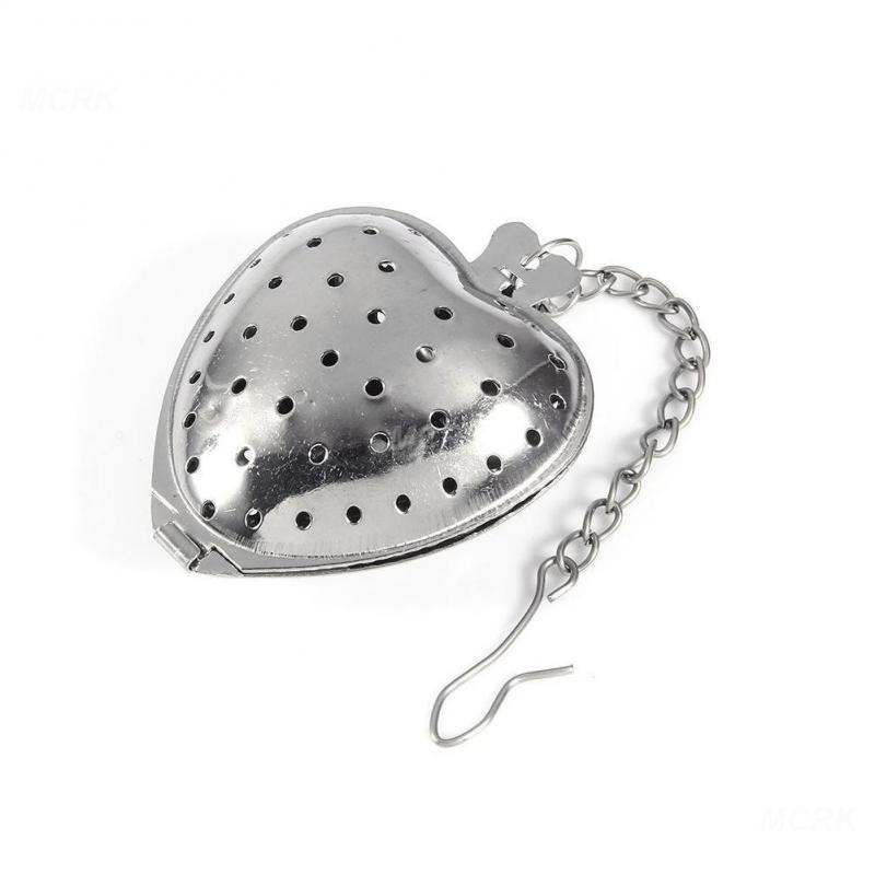 

Stainless Steel Tea Infuser Heart Shape Tea Strainer Locking Spice Tea Ball Strainer Mesh Infuser Strainers Kitchen Accessories