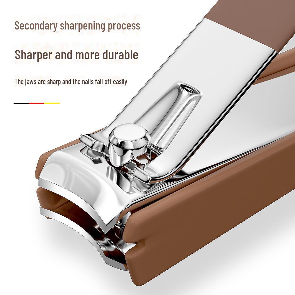 High-End Portable Anti-Splash Nail Clipper and Ear Spoon Manicure Set