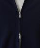 Musinsa Standard Cotton High-Neck Zip-Up [Navy]