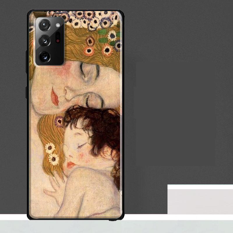 Gustav Klimt Art Case For Samsung Galaxy S25 Ultra S23 S22 S21 S24 Ultra S9 S10 S20 Plus S25 FE Phone Cover