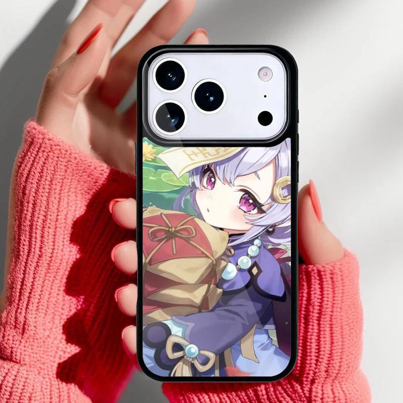 Qiqi Klee Genshin Impact Handyhülle für iPhone 17 Air 16e 15 14 13 Pro Max Rückabdeckung für 12 11 Pro Hülle