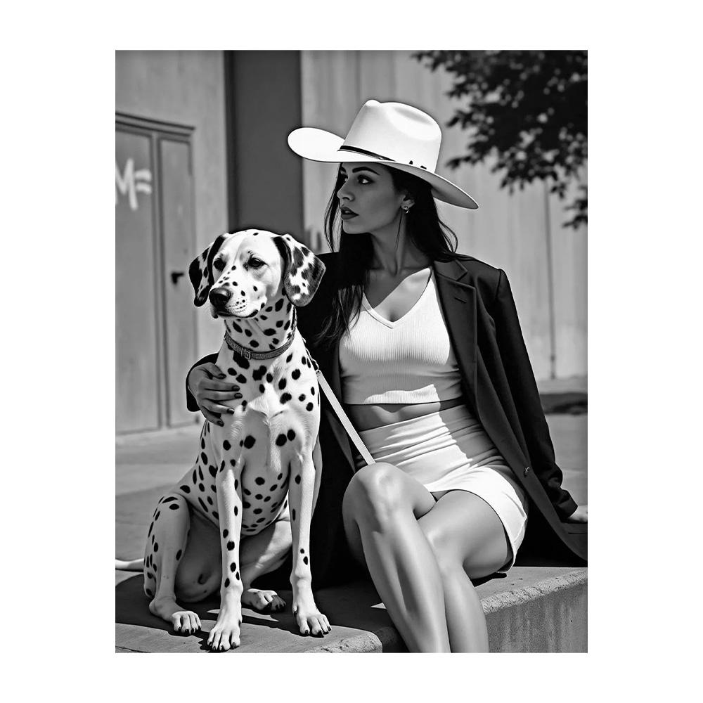 Modern Luxury Fashion Black White Art Heels Champagne Feminist Retro Poster Canvas Paintings Wall Art Pictures Home Decor