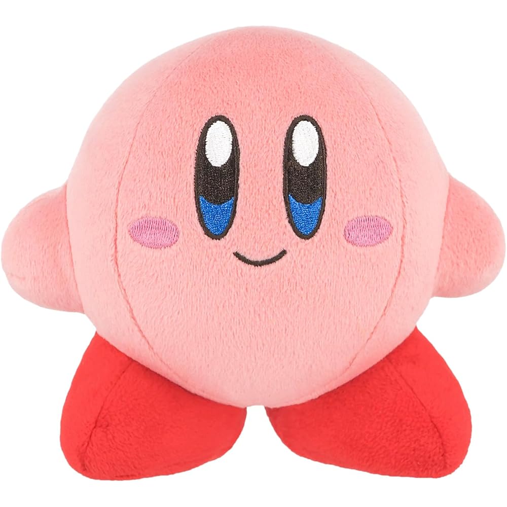 Sanei Boeki Kirby All Star Collection Plush Toy Standard Size 16x11x13cm