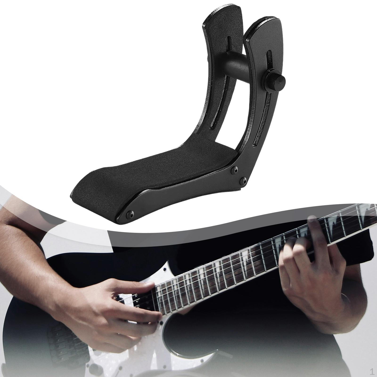

Electric Guitar Rest Foot Lifter Ergonomic Professional Footrest Stool for Live чёрный