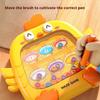 Montessori Magnetic Maze Game Color Number Sorting with Pen Moving Beads Educational Toys for Kids Fine Motor Skills Development
