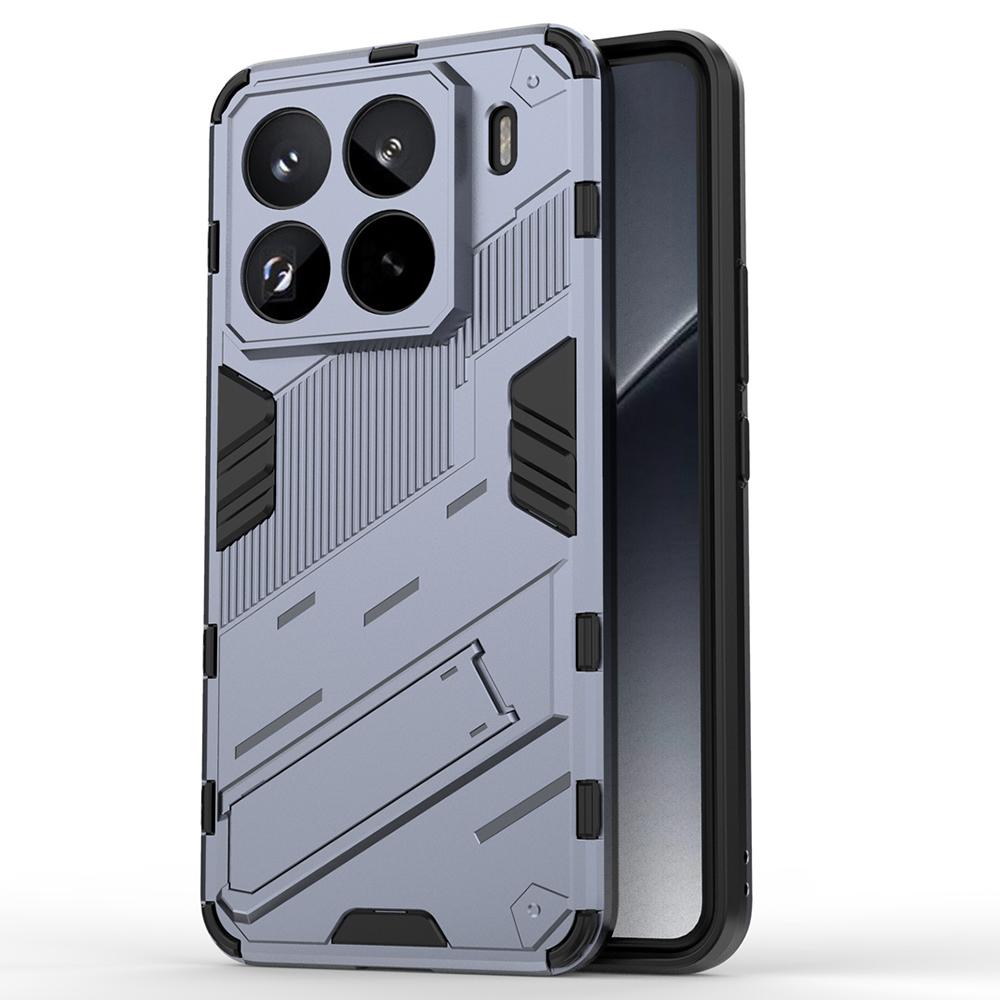 Pour Xiaomi 15 Pro Coque PC+TPU Antichoc Housse de Téléphone avec Béquille