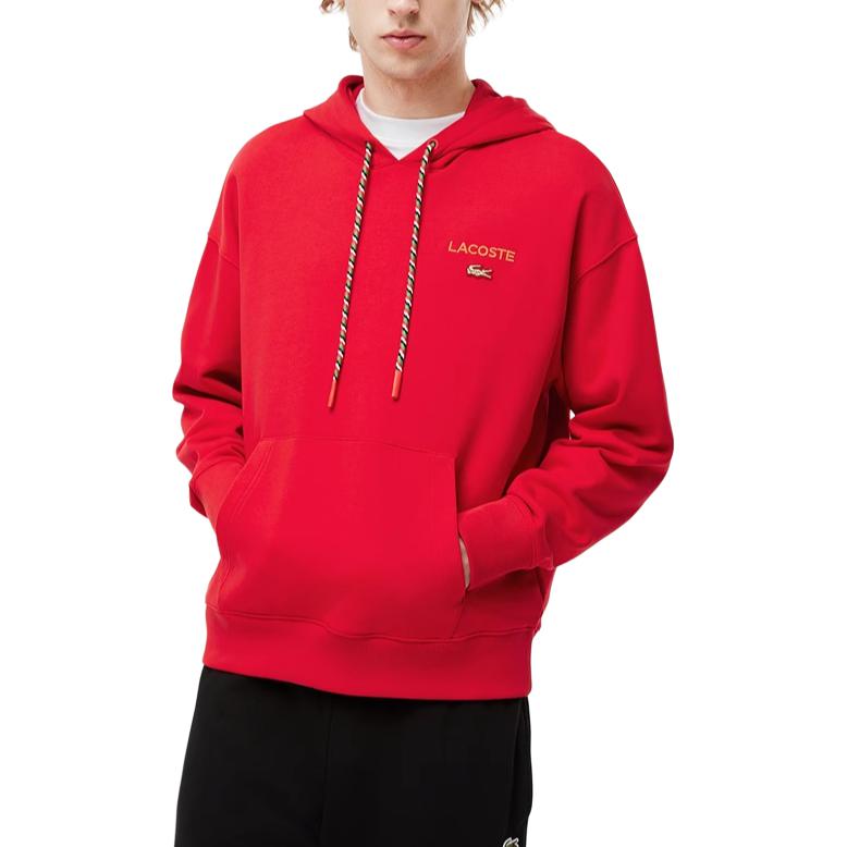 LACOSTE Blessing Snake Spring Festival Collection Sweatshirt Unisex Red SH5344-240