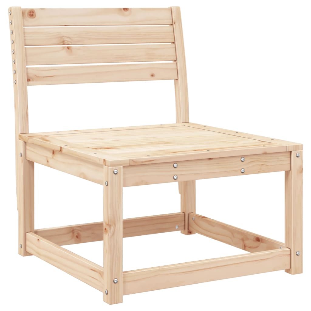 Garden Sofa with Cushions Solid Pine Wood