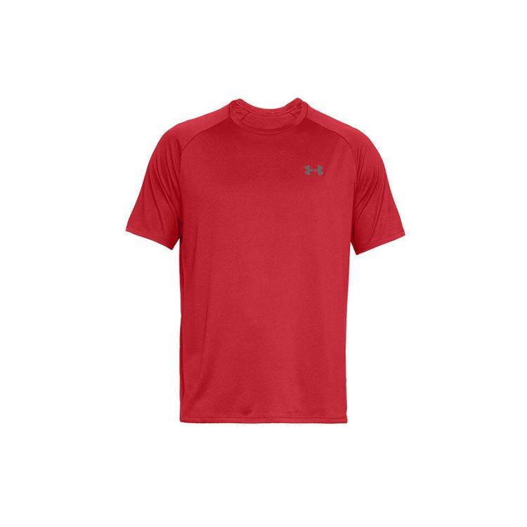 Under Armour Crew Neck Fitted Straight Fit Short Sleeved T Shirt Men's Red 1326413-600
