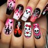 European And American Halloween Series Wearable Nails Pure Handmade Ghost Pumpkin Skull Manicure Wearable Nails Fake Nails