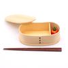 Wakayama Touge no Wappa Meshi Bento Box Store Wappa Bento Box Magewappa Bento 17 x 9 Lunch Single Bean (Wakayama Store) Box, Wooden, cm, Box, Tier,