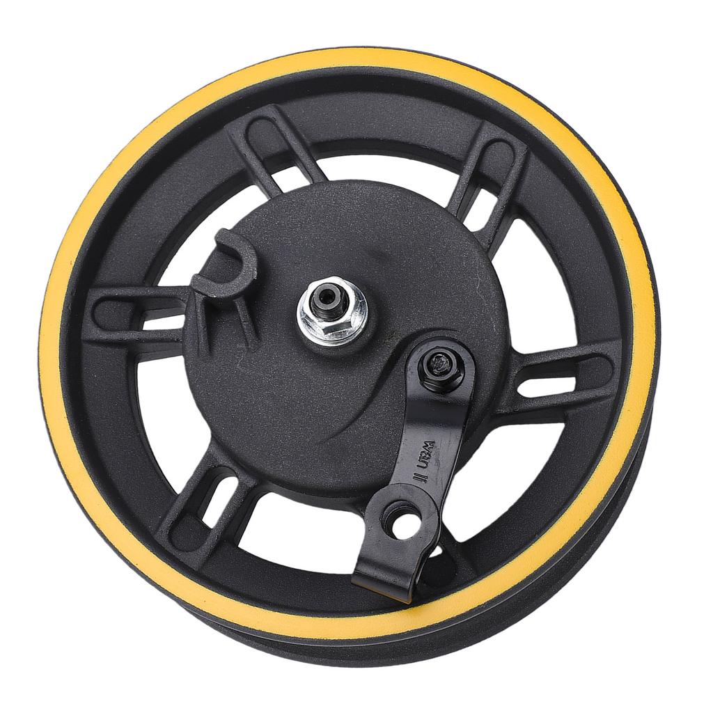 Front Wheel Hub and Brake Cover 60 70 6.5 Wheel Hub Rim With Drum Brake for 10 Inch Electric Scooter