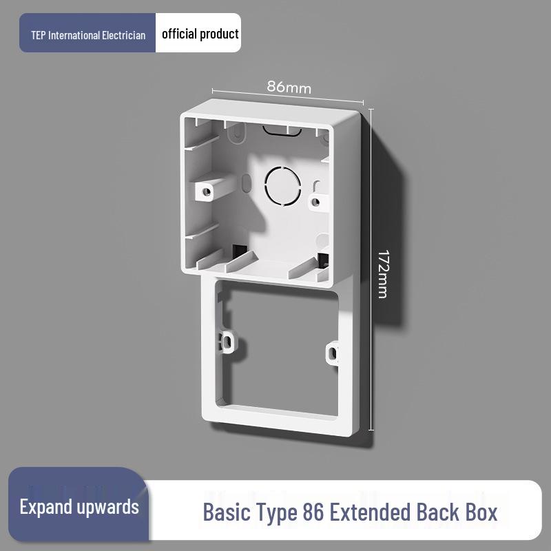 86 Type Multi-functional Five-Hole Wall Socket Converter with Switch and Power Strip