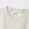 [Champion] Short-sleeved Crewneck Sweatshirt with One-Point Logo, Basic Design, C3-Z020, Men's, Oatmeal, Size M