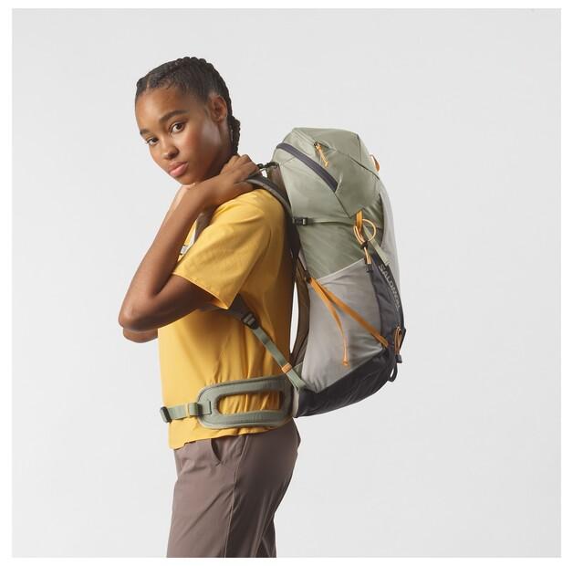 Backpack Salomon Aerotrek 28 Seagrass/silver Cloud/nine Iron (Women's) (LC2467500)