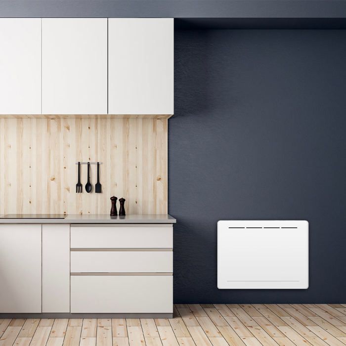 Radiateur électrique à inertie fonte TANA Blanc Fonte 1000W