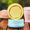 Tazza pieghevole da 180 ml, tazza da viaggio pieghevole in silicone - tazza da campeggio pieghevole in silicone con coperchio - adatta per viaggi, campeggio,