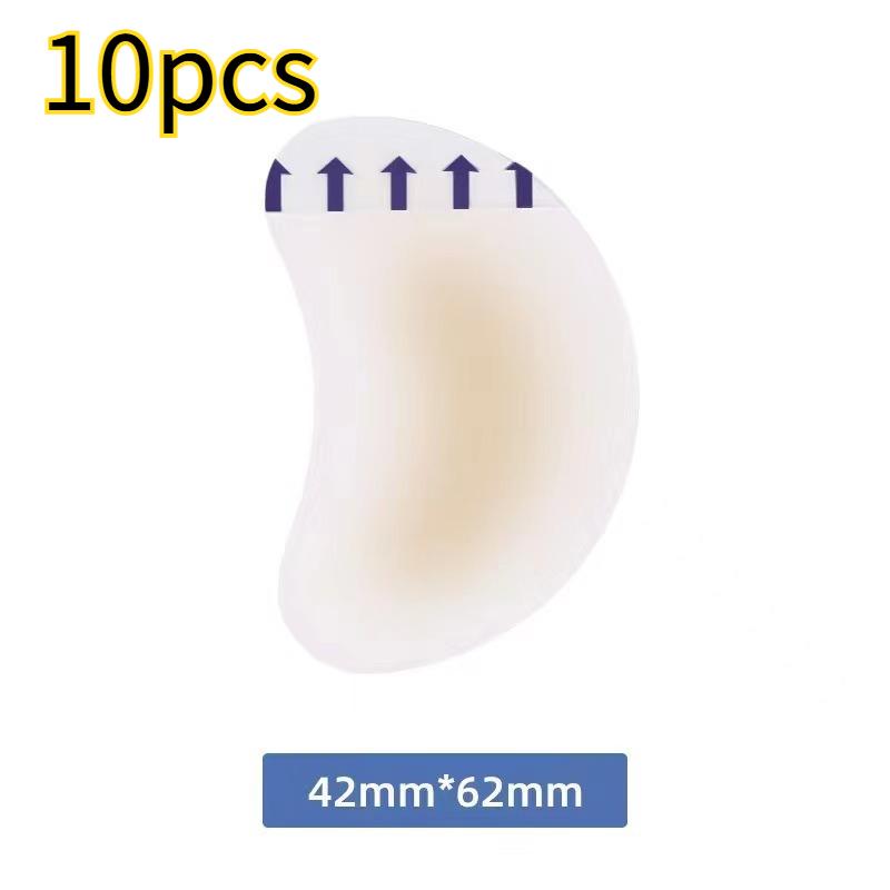 10pcs  difform Transparent Gel Anti-Blister Pads, Heel & Forefoot Cushions, Blister Prevention Tape, Foot Care Pain Relief