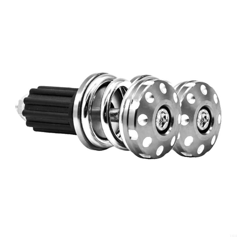 Y4UA Innovative Spring Design Motorcycle Handlebar End Weights Inserts Suitable For Improved Stability And Reduced Vibration