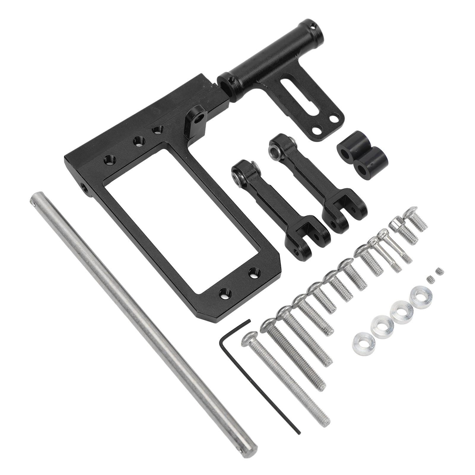 

RC Servo Mount Pull Rod Kit Aluminum Alloy Hydraulic Steering Linkage Rod Set for VP F10 110 RC