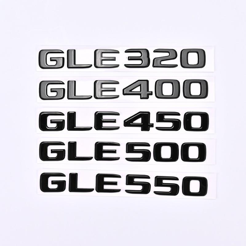 Compatible with New Mercedes GLE320, GLE400, GLE450, GLE500 Tail Badge Number Stickers